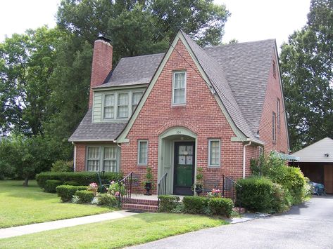 Cottage House Aesthetic, Hopewell Virginia, Sears House, Sears Homes, Tudor Houses, Cottage House Interior, Cottage Tiny House, Cottage Exteriors, Architecture Classic