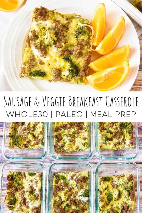 Whole 30 Breakfast Casserole, Whole30 Casserole, Make Ahead Meal Prep, Veggie Breakfast Casserole, Keto Breakfast Casserole, Low Carb Breakfast Casserole, Paleo Meal Prep, Whole 30 Meal Plan, Easy Whole 30 Recipes