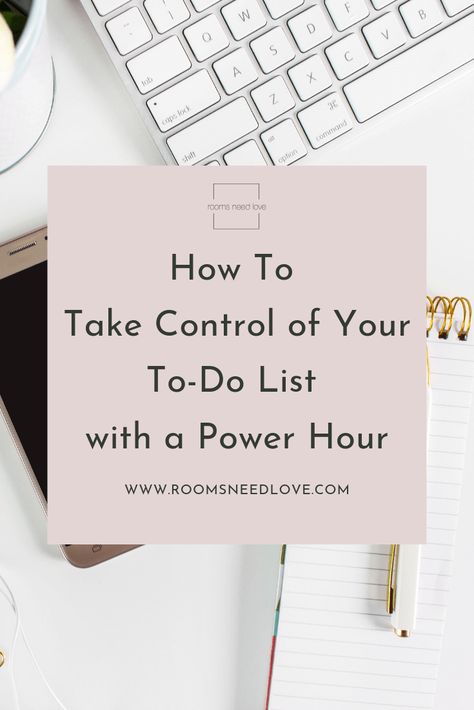 How To Take Control of Your To-Do List with a Power Hour. Got a long to-do list full of little things you don't feel like doing? Find motivation by using a Power Hour. Power Hour Ideas, Mom Time Management, Goal Setting Printable, A To Do List, Sunday Planning, Gretchen Rubin, Organizing Products, Find Motivation, Power Hour