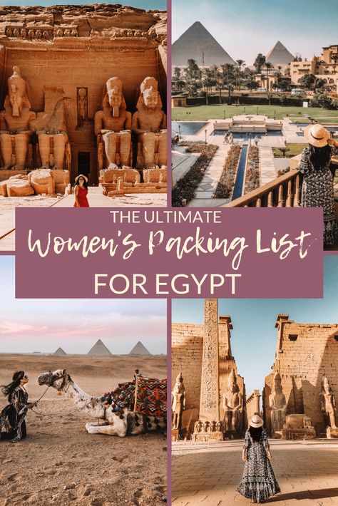 Womens Packing List, Things To Pack, Egypt Culture, Ultimate Packing List, Vacation Videos, Gif Disney, Visit Egypt, Bmw I8, Egypt Travel