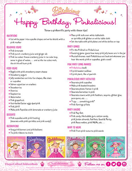 Happy Birthday, Pinkalicious Pinkalicious Activities, Pinkalicious Birthday Party, Pinkalicious Party, Play Activity, Bday Party Theme, Pink Birthday Party, Birthday Party Crafts, Bday Girl, Birthday Themes