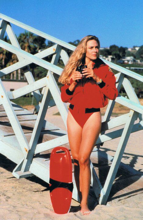 Baywatch Photoshoot, Baywatch Tv Show, Bay Watch Swimsuit, Erika Eleniak, Malibu Pier, Hollywood Story, Orange Suit, Hawaiian Wedding, Vintage Swimsuits