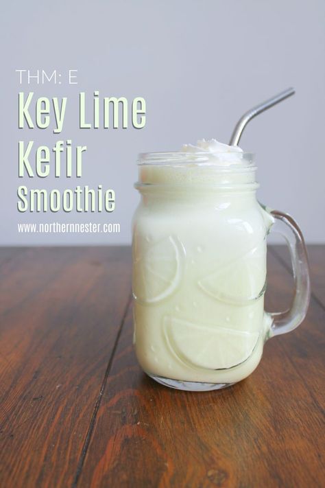 Milk Kefir Recipes, Kefir Smoothie, Kefir Benefits, Thm E, Kefir Recipes, Summer Pie, Milk Kefir, Trim Healthy Mama Recipes, Smoothie Prep