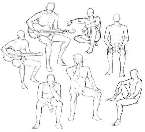 Male Figure Drawing, Human Figure Sketches, Sketch Poses, Anime Tutorial, Human Figure Drawing, Anatomy Sketches, Body Reference Drawing, Figure Sketching, Hur Man Målar