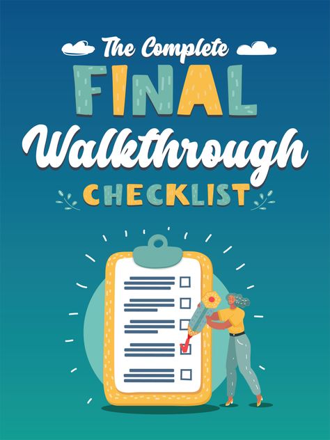 Final Walkthrough Checklist, Closing Checklist, 1st House, Apartment Hunting, Closing Day, Jane Doe, House Keys, Home Buying Process, Home Buying Tips