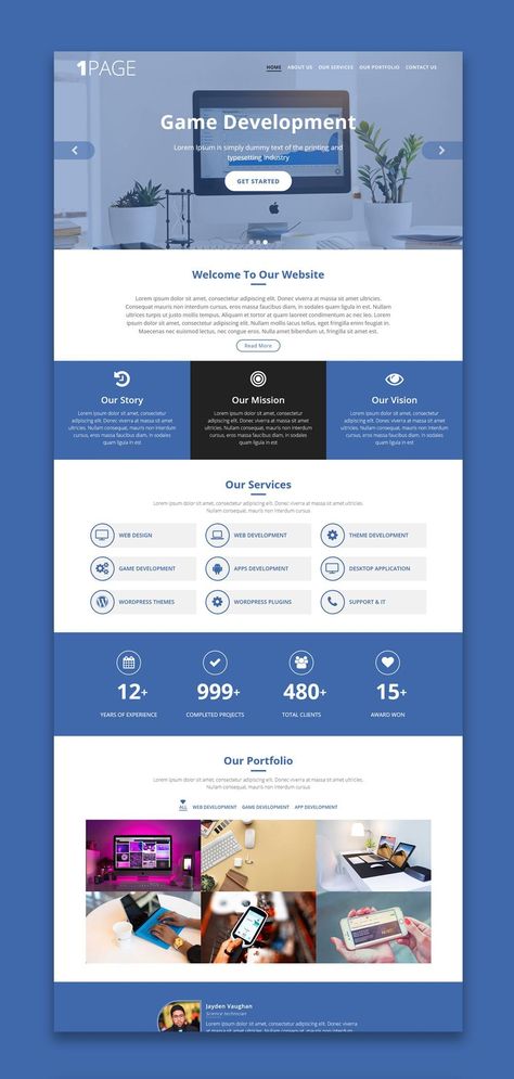 One Page Template with Bootstrap 5 Website First Page Design, Gohighlevel Website Samples, One Pager Website Design, Website Template Design Layout, Website Design Layout Templates, One Pager Website, About Page Web Design, Sample Website Design, Onepage Website