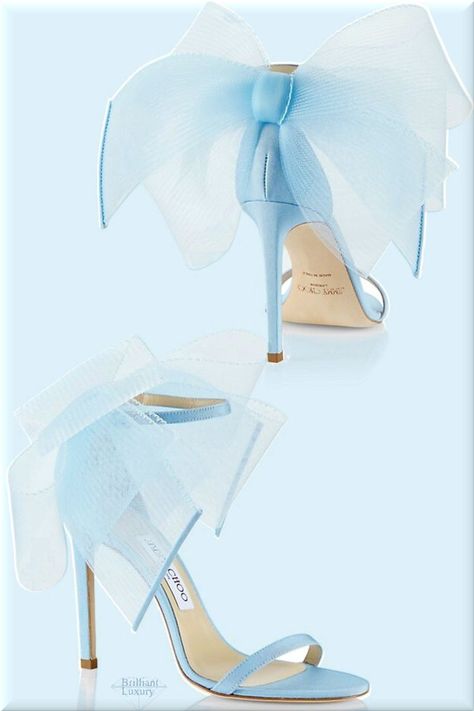 ♦Jimmy Choo dove blue Aveline evening lace bow high heel sandal #jimmychoo #shoes #blue #brilliantluxury Jimmy Choo Wedding Shoes, Blue High Heels, Blue Wedding Shoes, Jimmy Choo Heels, Blue Bridal, Bow Heels, Blue Heels, Wedding Heels, Bride Shoes