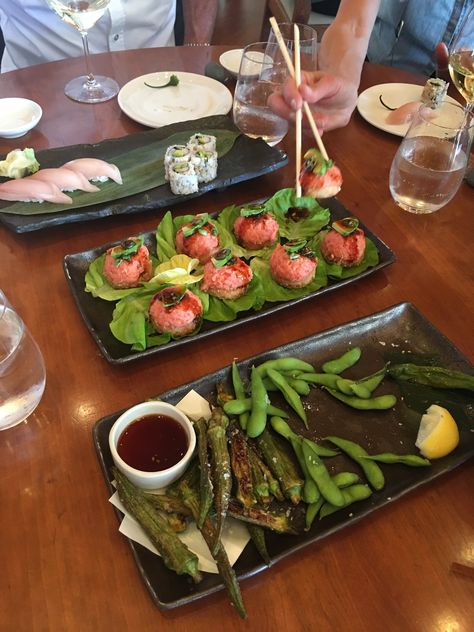 Nobu Restaurant Food, Nobu Malibu Aesthetic, Nobu Sushi, Nobu Restaurant, Nobu Malibu, Oddly Specific, Insta Inspiration, Girl Dinner, Dear Reader