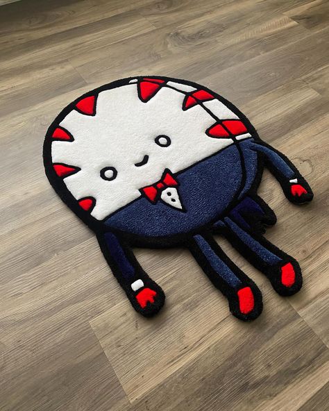 🧼🍬Peppermint Butler Rug🍬🧼 - -Available on my Etsy! - -Anything you imagine can be created💪🏽 - -DM for Commissions 🌴 - #U #fyp #rugs #tuftingart #aesthetics #rugdesign #tufttheworld #tufting #rugdesigner #rugdesigns #carpetdesign #tuftdesign #carpets #rugdesign #rugs #rugsusa #rug #carpet #rugmaking #art #artwork #adventuretime #peppermintbutler #cartoon #cartoonnetwork Tufted Rug Ideas, Peppermint Butler, Funky Rugs, Graphic Rug, Tufted Rugs, Rug Ideas, Rugs Usa, Carpet Design, Needle Art