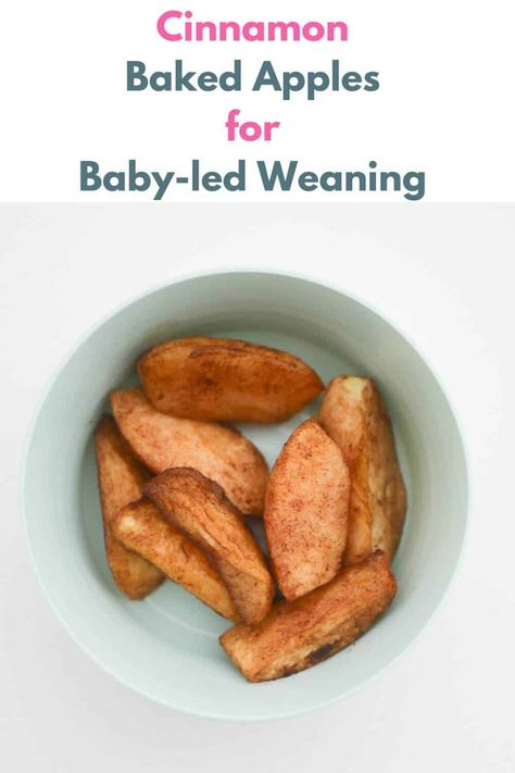 Baked Apples for Baby-led Weaning - Creative Nourish Baby Led Weaning Apple Recipes, Cooked Apples For Baby, Baked Apples For Baby, Baby Led Weaning Banana Recipes, Blw Apples, Apple Baby Food Recipe, Breakfast Ideas For 11 Month Old, Pumpkin Baby Led Weaning Recipes, Healthy Baby Led Weaning Meals