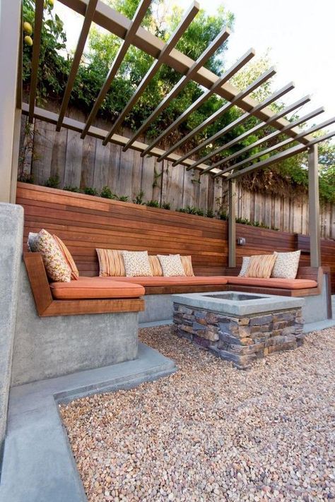 30 Amazing Backyard Seating Ideas - Gardenholic | Backyard seating, Backyard seating area, Backyard gazebo Awesome Backyards, Diy Fire Pit Ideas, Garden Edge, Backyard Decorating, Outdoor Sitting, Amazing Backyard, Fire Pit Ideas, Backyard Seating Area, Dream Patio