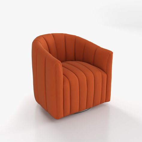 Bucket Chair, Bucket Chairs, Pumpkin Bucket, Luxury Chairs, Living Room Sofa Design, Swivel Barrel Chair, Seat Design, Barrel Chair, Single Sofa