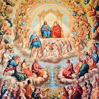 @traditionalcatholicwomen • Instagram photos and videos Throne Room Of God, Feast Of All Saints, Tutti I Santi, Happy Feast, Saint Quotes Catholic, Throne Room, Religious Images, Catholic Quotes, The Throne