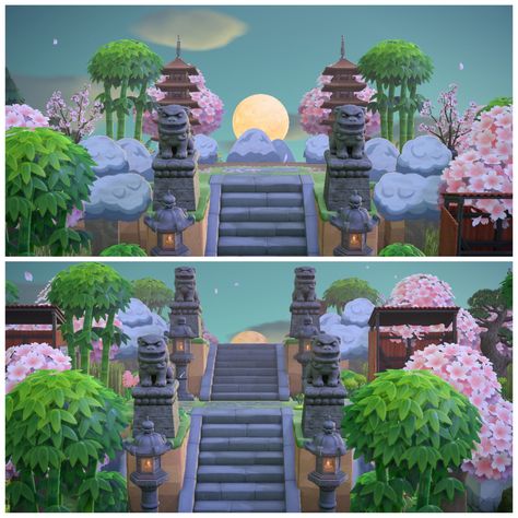 Cross Aesthetic, Acnh Japanese, Japanese Island, Japanese Theme, Acnh Designs, Acnh Ideas, Island Ideas, Animal Crossing, Animals