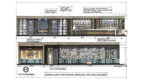 Elevate Your Dining Experience: Restaurant Sketch Design Interior Elevation Drawing, Interior Design Presentation Layout, Restaurant Sketch, Interior Elevation, Business Room, Interior Architecture Sketch, Interior Design Sketchbook, Interior Construction, Furniture Design Sketches