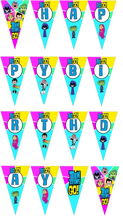 Teen Titans Decoration, Teen Titans Go Birthday Party, Teen Titans Go Birthday, Teen Titans Birthday Party, Birthday Images For Her, Birthday Party Theme Ideas, Party Theme Ideas, Princess Birthday Party Decorations, Ladybug Birthday