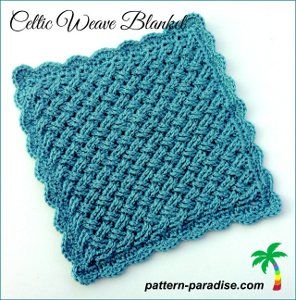 Celtic Crochet Afghan- a must-make free crochet afghan pattern. use any color yarn you want! to finish this free pattern. Celtic Crochet, Corak Krusye, Projek Mengait, Weave Blanket, Celtic Weave, Crochet Afghan Patterns Free, Crochet Afgans, Crochet Blanket Afghan, Afghan Pattern