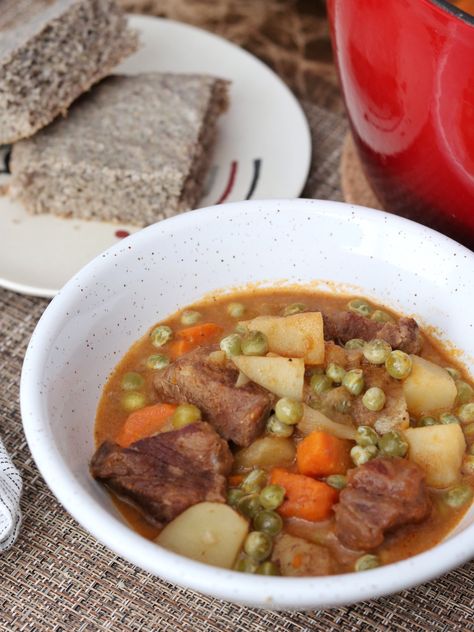 Fancy Navajo Beef Stew - TheFancyNavajo Blue Corn Pancakes Recipe, Navajo Food, Beef Stew Recipes, Tortilla Pinwheels Recipe, Blt Sandwich Recipes, Ibs Friendly Food, Tortilla Pinwheels, My Favorite Food, Blt Sandwich