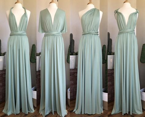 Sage Green Bridesmaid Dresses, Vestido Convertible, Multi Wrap Dress, Sage Green Bridesmaid, Multiway Bridesmaid Dress, Teal Bridesmaid, Infinity Dress Bridesmaid, Teal Bridesmaid Dresses, Tule Rok