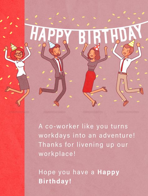 What great luck to be able to work alongside good people that make your working life easier and more comfortable. So, we have prepared a beautiful birthday card for you. It's not often that you find such a great team dynamic, so when it's time for your best project partner's birthday, be sure to let them know how much you appreciate them! Birthday Card For Coworker, Happy Birthday Email, Happy Birthday Marines, Bday Greetings, Belated Birthday Wishes, Birthday Man, Birthday Email, Employees Card, Birthday Quote