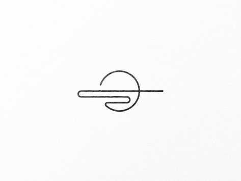 Simplistic Logo, Wellen Tattoo, Sunset Logo, Sunset Tattoos, Handpoke Tattoo, Парные Тату, Minimal Logo Design, Line Art Tattoos, Fiverr Logo