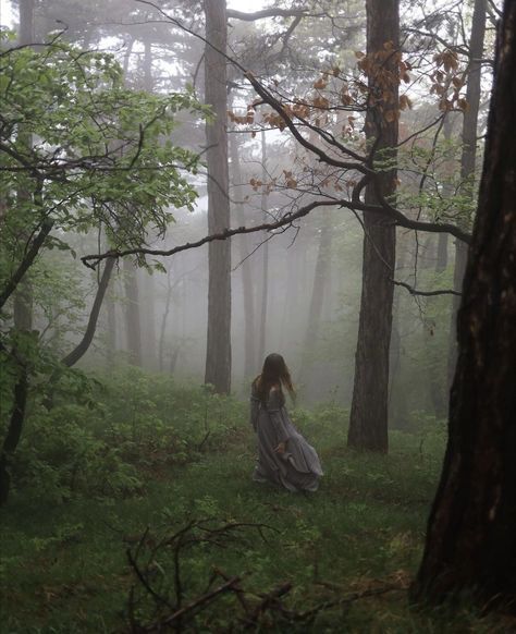 Cottage Woods Aesthetic, Forest Maiden Aesthetic, Witch Woods Aesthetic, Wood Witch Aesthetic, Circle Of The Shepherd Druid, Goth Forest Photoshoot, Woodland Witch Aesthetic, Moody Forest Photoshoot, Fablehaven Aesthetic