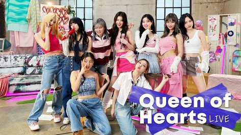 Twice Queen Of Hearts, Twice Group, Twitter Twice, Twice Album, Sana Momo, Sana Minatozaki, All Songs, Original Video, Funny Valentine