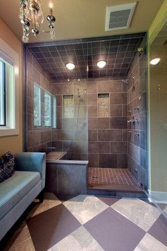 Fresh Outlook - traditional - Bathroom - Grand Rapids - Scott Christopher Homes/Surpass Renovations Shower With Window, Shower Windows Ideas, Simple Bathroom Remodel, Small Bedroom Remodel, Bathroom Remodel Cost, Window In Shower, Window Ideas, Bathroom Shower Tile, Bathroom Remodel Shower