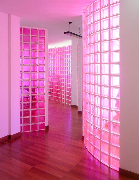 90s Aesthetics, Memphis Milano, Glass Brick, Creative Spaces, Glass Block, Barbie Dream House, Decoration Inspiration, Pink Room, Glass Blocks