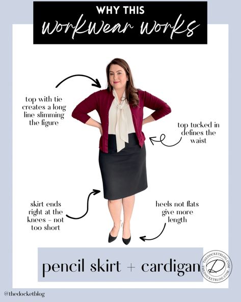 Outfit Pencil Skirt, Skirt And Cardigan, Short Pencil Skirt, A Pencil, A Button, Work Wardrobe, Waist Skirt, Pencil Skirt, Work Wear