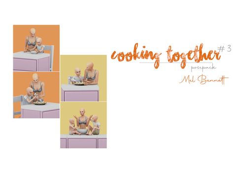 Cooking Poses Sims 4, Sims 4 Baking Poses, Cooking Poses, Poses Sims 4, Sims Poses, Group Pose, 4 Poses, Group Poses, Egg Beater