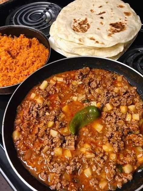 PICADILLO Beef Picadillo, Picadillo Recipe, Recipes With Flour Tortillas, Ground Beef And Potatoes, Beef And Potatoes, Homemade Tortillas, Mexican Food Recipes Easy, Mexican Food Recipes Authentic, Mexican Recipes