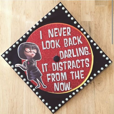 You won't believe what these graduates wore to their own graduation! STAND OUT at graduation with these inspiring DIY cap designs. The latest trend in graduation ceremonies is to customize your cap so your family and friends can recognize you. Graduation Cap Designs Tyler The Creator, Diy Graduation Caps, Graduation Things, Disney Graduation Cap, Grad Hats, Funny Graduation Caps, Creative Graduation Caps, Disney Graduation, Senior Jeans