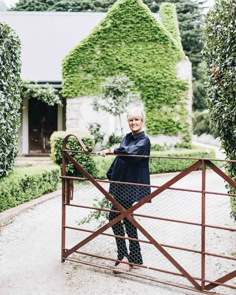 Rural Entrance Gates, Modern Farmhouse Gate Entrance, Melissa Penfold, Farmhouse Gate, Farm Gates Entrance, Country Style Magazine, Farm Gates, Farm Entrance, Gate Entrance