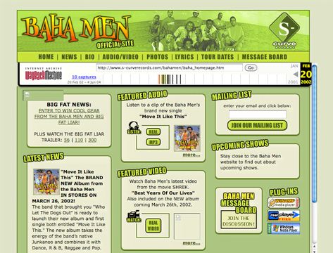 14 Websites You Surfed In The Early 2000s (And What They Looked Like) - MTV Early 2000s Internet Aesthetic, Early 2000s Websites, 2000s Blog Aesthetic, 2000s Blog Design, Early Web Aesthetic, Early 2000s Design, Old Website Design, Early 2000s Website Design, 2000s Website Design