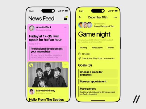 Social Network Mobile iOS App Design Concept by Kristina Spiridonova for Purrweb UI/UX Agency on Dribbble Community Ui, Profile Ui Design, Trivia App Design, News App Ui Design, Social Network App Design, Crypto Mobile App, Bank Mobile App, Social Networking Apps, Social App Design