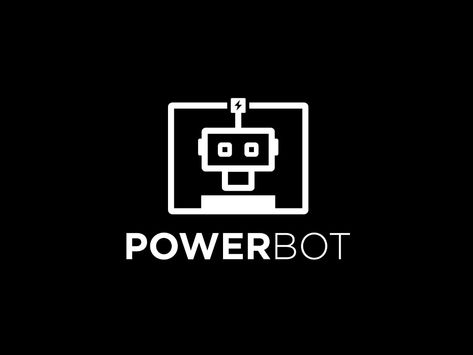 Power Bot logo by zaqilogo My Logo, Logo Designs, Creative Professional, Global Community, Royalty, Logo Design, ? Logo, Quick Saves, Design