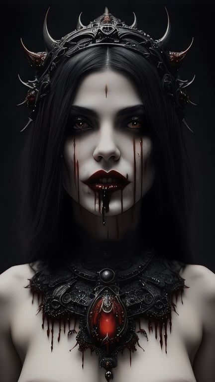 Dark Queen Art, Underworld Costume, Vampire Tattoo Designs, Morrigan Cosplay, Horror Crafts, Goddess Of The Underworld, Victorian Vampire, Dark Queen, Beautiful Angels Pictures