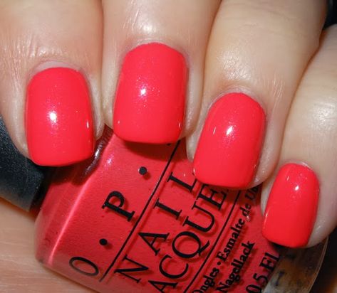 Opi I Eat Mainely Lobster, Spring Nail Polish Colors, Opi Nail Polish Colors, Quick Dry Nail Polish, Opi Nail Colors, Dry Nails Quick, Nagellack Trends, Cajun Shrimp, Spring Nail Colors