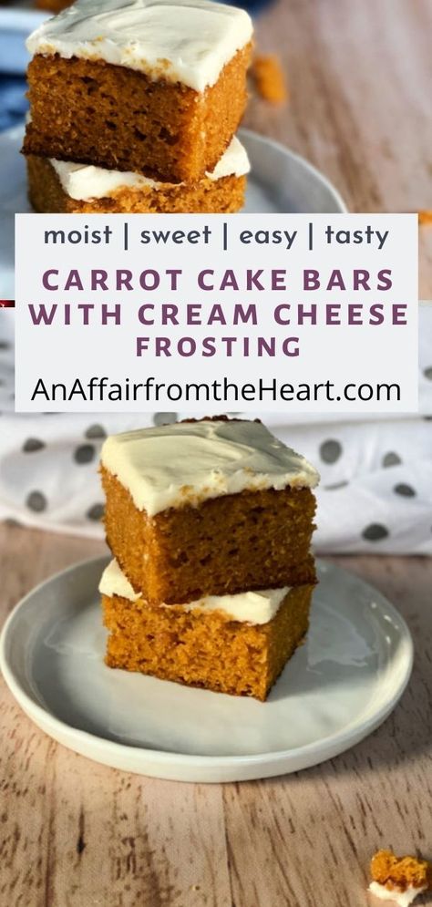 Carrot Cake With Canned Carrots, Carrot Bars With Baby Food, Carrot Cake Bars With Baby Food, Carrot Cake Using Baby Food, Carrot Cake 8x8 Pan, Carrot Cake Recipe Using Baby Food, Carrot Cake Recipe Baby Food, Carrot Cake Mix Bars, Carrot Cake Baby Food Recipe