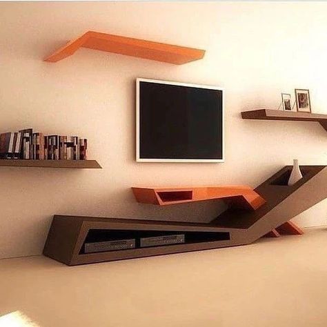 Tv Fal, Tv Unit Decor, Modern Tv Units, Modern Tv Wall, Interior Design Per La Casa, Bed Platform, Tv Wall Decor, Tv Unit Design, Tv Wall Design