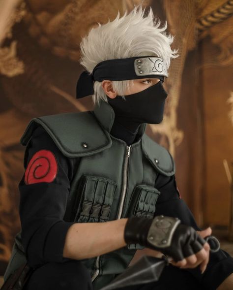 Kakashi Anbu, Anime Cosplay Ideas, Funny Cosplay, Cosplay Naruto, Cosplay Boy, Snk Cosplay, Kakashi Sensei, Naruto Cosplay, Male Cosplay