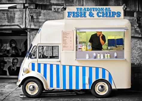 Traditional Fish And Chips. by Andy Bracey Wedding Styles Themes, Arabian Tent, Wedding Food Catering, Traditional Fish And Chips, Chips Food, Style Themes, Food Vans, Fish And Chip Shop, Meals On Wheels