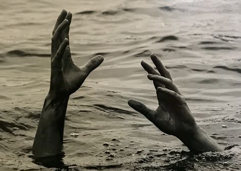 Hands Reaching Up Reference, Hand Reaching Out Reference Photo, Black And White Hands Reaching Out, Hands Pouring Water, Hand Out Of Water Drawing, Someone Reaching Out Reference Side View, Hands Coming Out Of The Ground, Hand Coming Out Of Water Drawing, Hand Under Water