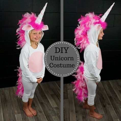 6 Great DIY Kids Halloween Costumes Diy Kids Halloween Costumes, Toddler Unicorn Costume, Diy Unicorn Costume, Unicorn Costume Kids, Meme Costume, Kids Halloween Costumes, Unicorn Halloween Costume, Diy Unicorn, Diy Halloween Costumes For Kids