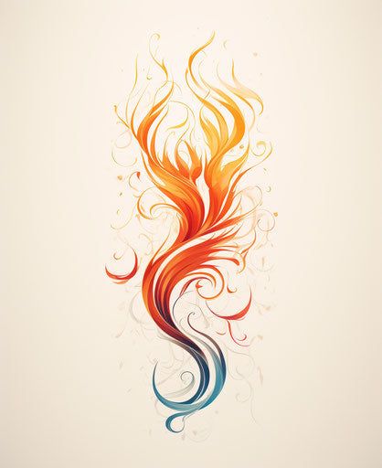 Phoenix Tattoo - Rise from the ashes of your desires Red And Blue Phoenix Tattoo, Fire Element Tattoo Ideas, Phoenix Rising From The Ashes Tattoo, Phoenix Feather Tattoo Feminine, Phoenix Fire Tattoo, Phoenix Watercolor Tattoo, Blue Phoenix Tattoo, Phoenix Rising Tattoo, Rising Phoenix Tattoo Feminine