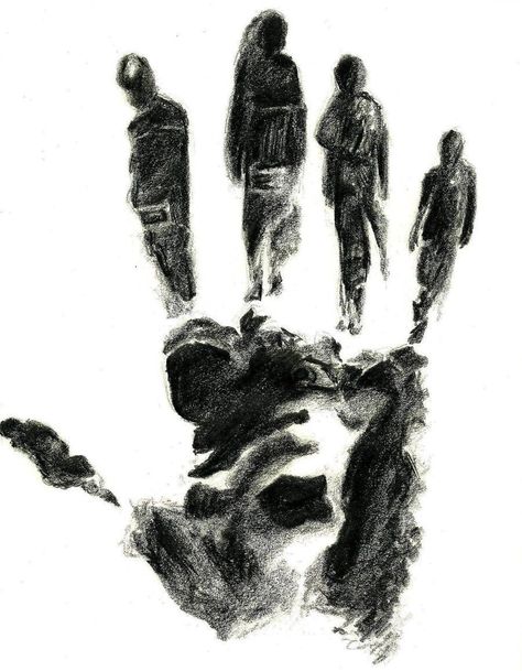 Hand Abstract Art, Abstract Hands Art, Telepathy Art, Identity Art Project, Quotes About Identity, Struggle Art, Struggle Quotes, Gcse Art Sketchbook, Drawing Hands