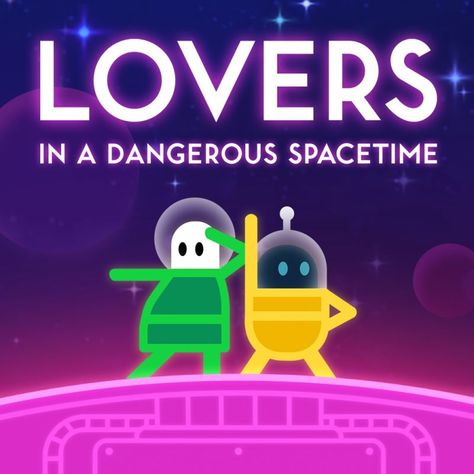 Lovers in a Dangerous Spacetime PlayStation 4 Front Cover Latest Games, Packaging Material, Rubber Duck, Fashion Drawing, Cover Art, Playstation, Packaging, Art