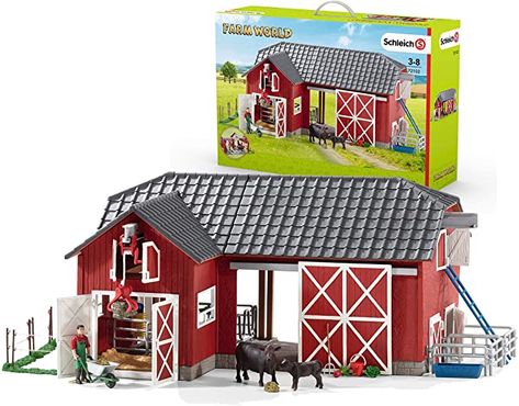 Continents Activities, Schleich Animals, Sling Blade, Farm Village, Big Farm, Toy Barn, Toy Playset, Stable Door, Farm Toys