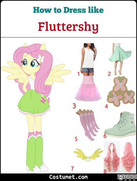 Flutter Shy Costume, Flutter Shy Outfit, My Little Pony Costume Ideas, Fluttershy Halloween Costume, Flutter Shy Cosplay, Mlp Halloween Costumes, Fluttershy Dress To Impress, My Little Pony Dress To Impress, My Little Pony Halloween Costume